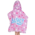 thumbnail image 4 of Bluey And Bingo Hooded Towel Poncho Purple, 4 of 6