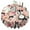 Boston Terrier Dog, variant on Boston Terrier Round Tablecloth 60"x60",Wrinkle Wipeable Table Cloth for Kitchen Dining Room Picnic Patio Party