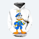 thumbnail image 2 of Nueva sudadera con capucha de dibujos animados de Disney para hombre, con estampado 3D del pato Donald, sudadera con capucha informal de moda urbana para hombre, 2 of 5