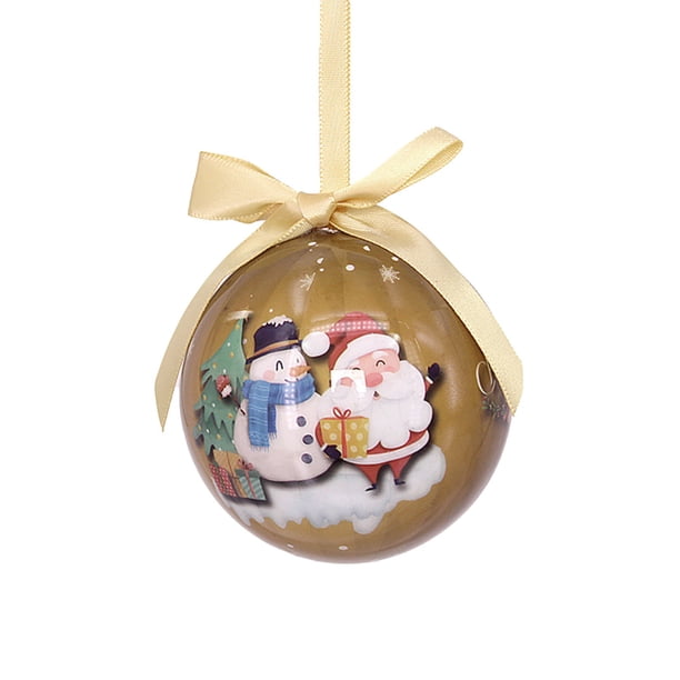 Decoraciones de Árbol de Navidad Bola de Navidad Bola de Espuma Bola de Muñeco de Nieve Árbol de Navidad Tienda Ventana Patio Escalera Sala de Estar Decoración Colgante Decoración de Sala de Estar