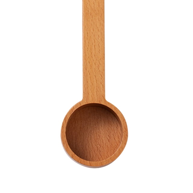 Cuchara medidora de café de madera Cuchara de café de té multifuncional para azúcar (B) JShteea Libre de BPA