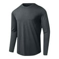 thumbnail image 3 of sageysalite Long Sleeve Athletic Shirts for Men Lightweight Crew Neck Pullover Sunscreen Workout Gym Running Sports Tops, 3 of 7