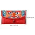 thumbnail image 2 of WEUVEB Red Cloth Money Bag with Fine Craftsmanship for New Year Ceremony and Festive Use, 2 of 7