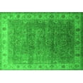 thumbnail image 1 of Ahgly Company Indoor Rectangle Oriental Green Industrial Area Rugs, 4' x 6', 1 of 4