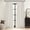 Beige White, variant on Navy Blue Pinch Pleated 100% Blackout Linen Curtains for Bedroom, Room Darkening Memory Trained Light Blocking Window Curtains 84 inches Long for Living Room, Black Out Pleat Drapes, 2 Panels