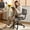 Gray, variant on ALLGOD Home Office Chair with PU Leather, Adjustable Height Rocking Office Chair, Desk Chair with 360° Swivel, Computer Chair for Living Room, Bedroom, Student, Adults, Brown