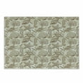 thumbnail image 1 of Sea Shells Cutting Board, Vintage Inspired Monochrome Seashell Pattern Ocean Elements Wildlife Hand Drawn, Decorative Tempered Glass Cutting and Serving Board, in 3 Sizes, by Ambesonne, 1 of 2