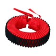 thumbnail image 4 of Cuello isabelino de payaso resistente con volantes, desmontable, para accesorios de fotografía. Rojo Negro, 4 of 9