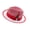 Red, variant on Braided Straw Fedoras Hat Lightweight Comfortable Unisex Design Classical Look Suitable For Parties Daily Use