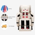 thumbnail image 5 of Uenjoy Full Body Zero Gravity Massage Chair Shiatsu Recliner Built-In Heat and Air Massage System Foot Rest - White, 5 of 8