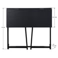 thumbnail image 4 of Escritorio Plegable Rectangular de Color Negro (80cm*40cm*74 cm) HOMEMAKE FURNITURE Industrial Clásico, 4 of 6