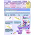 thumbnail image 5 of Roller Skates for Kids Girls Rainbow Unicorn Toddler Roller Skates W/Full Light up Wheels for Outdoor Beginner Rollerskates for Gifts, 5 of 7