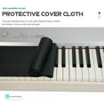 thumbnail image 3 of WEUVEB Black Polyester Keyboard Cloth Practical Piano Cover Protective Soft Material, 3 of 6