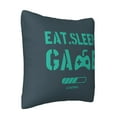 thumbnail image 2 of ZICANCN Game Slogan Print Green Throw Pillow Covers, Bed Couch Sofa Knit Decorative Pillow Covers for Living Room Farmhouse, 20"x20", 2 of 8