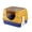 Orange/Resin, variant on Enclosed Cat Litter Box with Scoop, Side Entry Cat Litterbox for Kitty & Multi-Cat, Anti-Leakage, Non-Sticky (Gray)