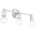 thumbnail image 5 of 20.25 inch 3 Light Polished Chrome Bathroom Vanity light fixture with Steel base material, 5 of 7