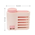 thumbnail image 6 of Sunjoy Tech 2 Pack DIY Cake Leveler Slicer Adjustable 5 Layers Bread Slicer Embedded Stainless Steel Spring Portable Cake Cutting Fixator Guide Tool, 6 of 8