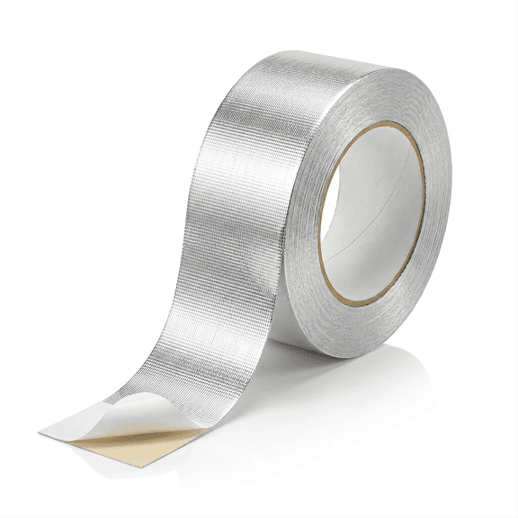LuckArrives Aluminum Foil Heat Shield Tape, 2 Inch x 66 ft Heat Reflective Thermal Barrier Tape for Hose, Auto, Pipe, Wire – Self-Adhesive, High Temperature Resistant