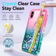 thumbnail image 5 of NGB SUPREMACY For iPhone XS Max Phone Case Screen Protector Ring Holder Wrist Strap Lanyard Shiny Sparkly Glitter iPhone XS Max Case Cover, 5 of 9