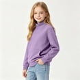thumbnail image 4 of Hurxie Girls Long Sleeve Shirts Crewneck T-Shirts, Kids Crewneck Sweatshirt for Girls 120, 4 of 6