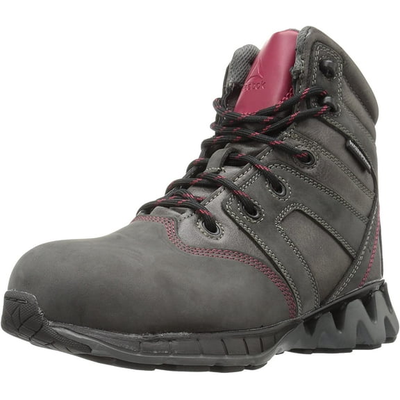 Reebok Women's Zigkick Waterproof Hiker Work Boot Carbon Toe Grey 11.5 M US