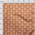 thumbnail image 3 of oneOone Polyester Spandex Orange Fabric Asian Block Craft Projects Decor Fabric Printed By The Yard 56 Inch Wide, 3 of 5