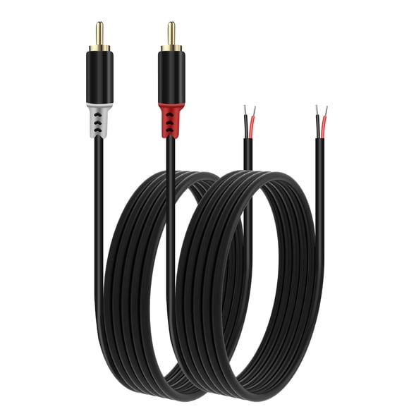 Adaptador de cable RCA a altavoz RULGOI de 16.4 pies y 20 AWG para amplificador