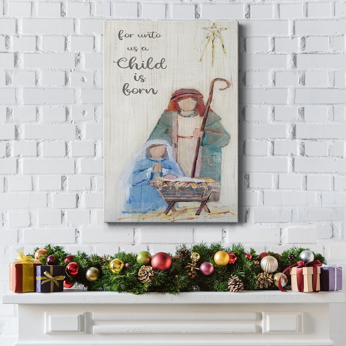 For Unto Us- Gallery Wrapped Canvas