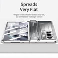 thumbnail image 6 of Dteck Compatible for Samsung Galaxy Z Fold 6 Case with Flat Hinge Protection, Built-in Front Screen Protector Full Body Case for Samsung Z Fold 6 Case, Metal Camera Protector & Kickstand,Silver, 6 of 7
