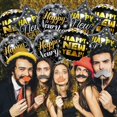 thumbnail image 3 of Set de globos Villorem, 9 unidades, feliz año nuevo 2026 con cinta, 3 of 7