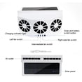 thumbnail image 5 of Car Ventilator 3 Cooler Fans Solar-powered Cooling Vent Exhaust Portable Safe Auto Fan, 5 of 5
