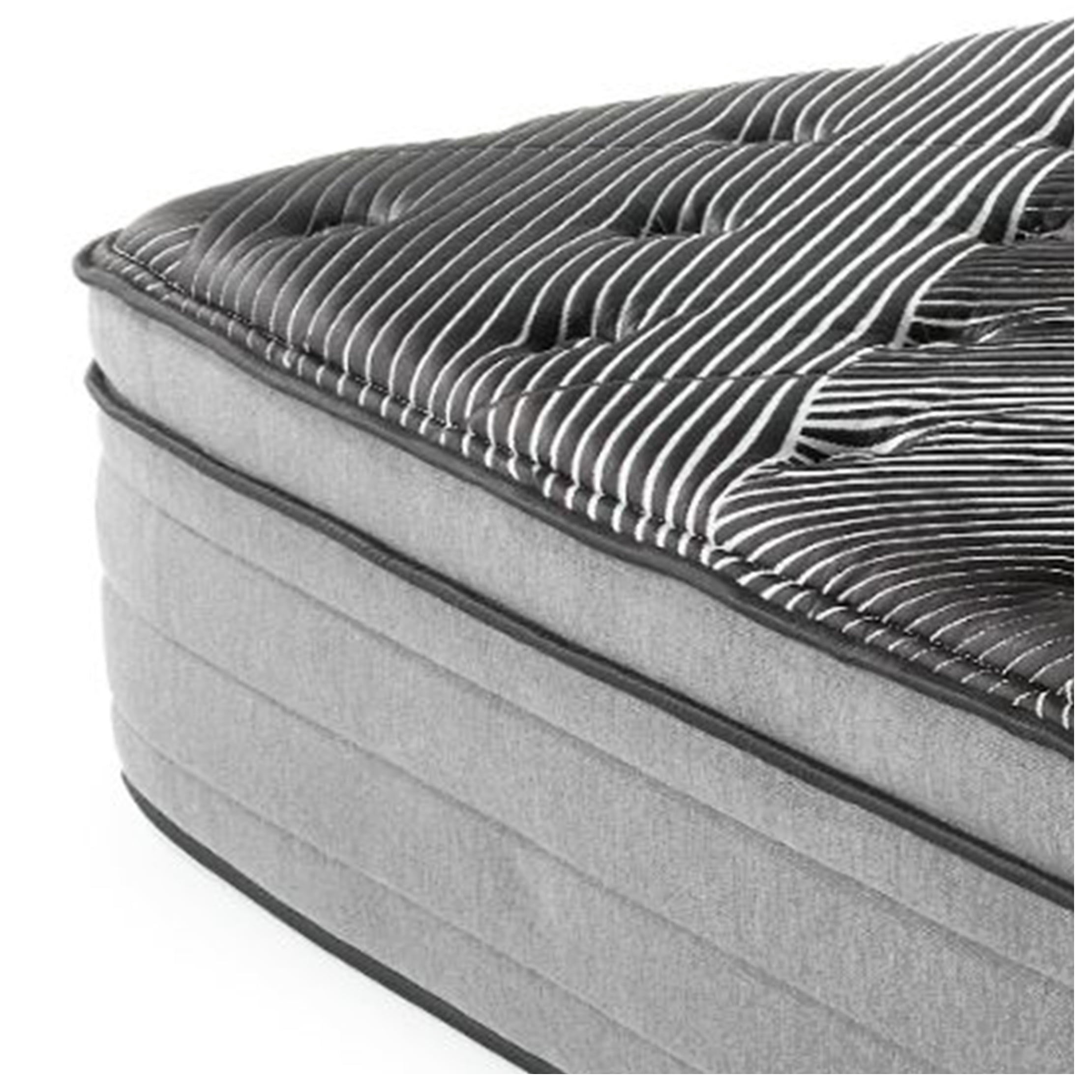 15 Inch King Size Euro Top Hybrid Mattress with Cooling Gel Memory Foam and Edge Support