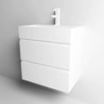 thumbnail image 2 of Dyconn Faucet VCS6012 24" Solid Surface Bathroom Vanity Sink/Basin with Drawers, 2 of 5