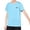 Light Blue, variant on CYRBOKO Athletic T-Shirts for Boys, Short Sleeve Running Summer Quick-dry Kids Activewear Tops Black Size 14-16 T