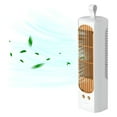 thumbnail image 2 of HIBIBUD Vertical Tower Fan Portable Electric Oscillating Fan Quiet Cooling Remote Control Standing Bladeless Floor Fans 3 Speeds Wind Modes Timer Bedroom Office, 2 of 7