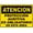 Warning Sign 2, variant on Spanish Caution Hearing Protection in This Area - 8"x12" Metal Tin Sign for Home, Work, Workshop, Factory