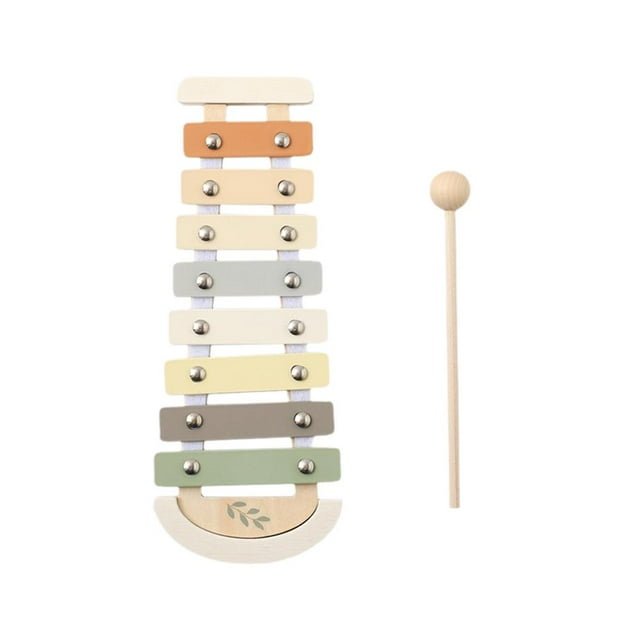 Daily Mix Store Instruments de Musique Musique Jouets pour Bébé Tambour Xylophone Jouets Éducatifs Précoces pour Enfants Instruments Bébé en Bois