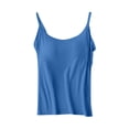 thumbnail image 4 of Tsesme Plus Size Camisole for Women, Adjustable Spaghetti Strap Tank Tops with Built-In Bra, Loose Sleeveless Cami Tops 3XL, 4 of 9