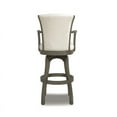 thumbnail image 5 of Jennifer Taylor Home Williams 31" Swivel Bar Stool with Armrests White Linen, 5 of 13