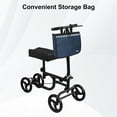 thumbnail image 5 of SupreGear Wheelchair Side Bag, Armrest Storage Organizer for Rollator, Walkers, Knee Scooters, Dark Blue, 5 of 8