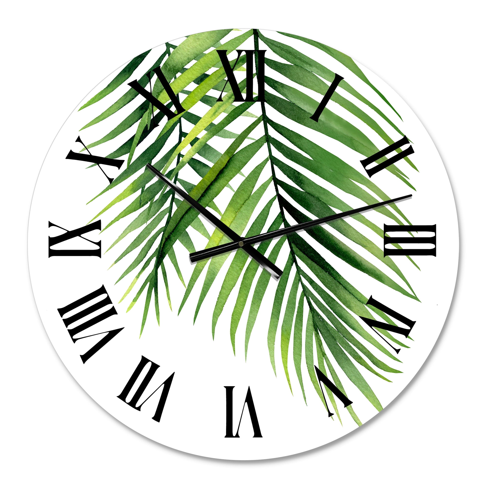 Designart 1 in Tropical Wall Clock