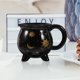thumbnail image 5 of Taza de bruja novedosa, taza de caldero de cerámica, taza de café, taza de caldero de cerámica, decoración de Halloween, 5 of 5