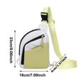 thumbnail image 4 of ibiyuan Womens Crossbody Bag Slim Compact Waterproof Crossbody Shoulder Bag Unisex, Travel Passport Carry Purse for Trips Everyday Use, 4 of 5