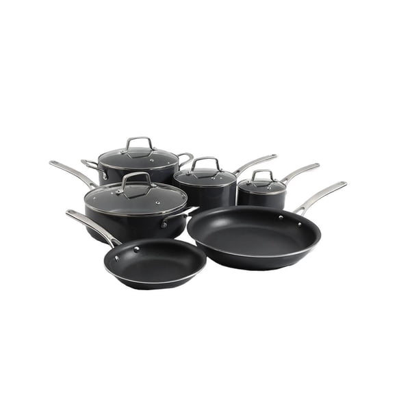 Batería de Cocina Martha Stewart 10 piezas Gris