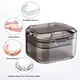 thumbnail image 4 of Estuche para dentaduras postizas, caja de baño para dentaduras postizas, vaso para dentaduras postizas con colador, caja de cepillos de dientes portátil de tamaño de viaje, 4 of 5