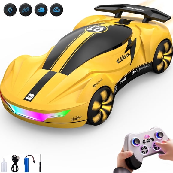 Gmdisc Remote Control Car for Kids, 1:16 High Speed RC Cars Toys with Headlight, 2.4GHz Rechargeable Car Toys Christmas Birthday Gift for 8 11 Year Old Boys Kids