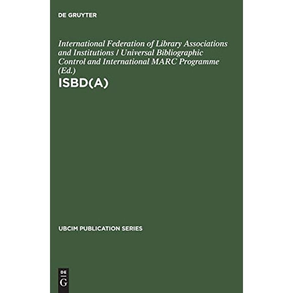 ISBD(A) (Publications UBCIM)