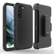 for Samsung Galaxy S22 Phone Case Dual Layer Full-Body Rugged Clear Back Case Drop Resistant Shockproof Case with Built In Screen Protector