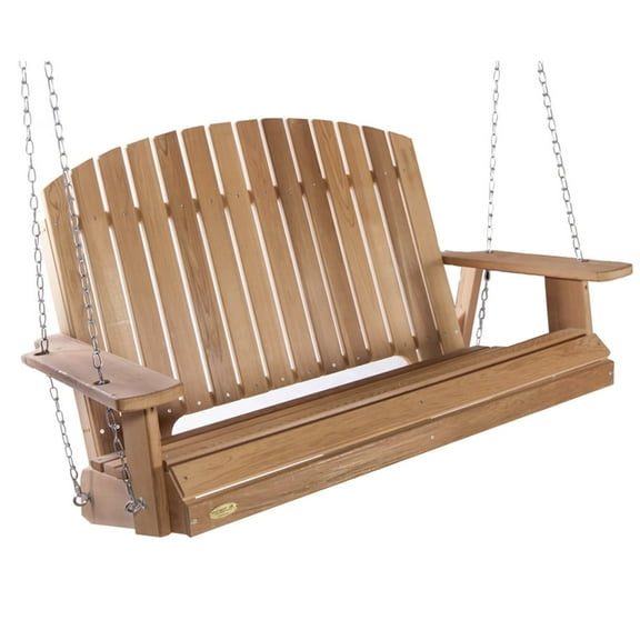 All Things Cedar PS50 4-ft  Adirondack Porch Outdoor Swing - 52L x 24W x 35H