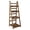 Brown, variant on Fionafurn 4-Tier Wooden Ladder Shelf Bookshelf Foldable Plant Storage Rack,Light Burn Color